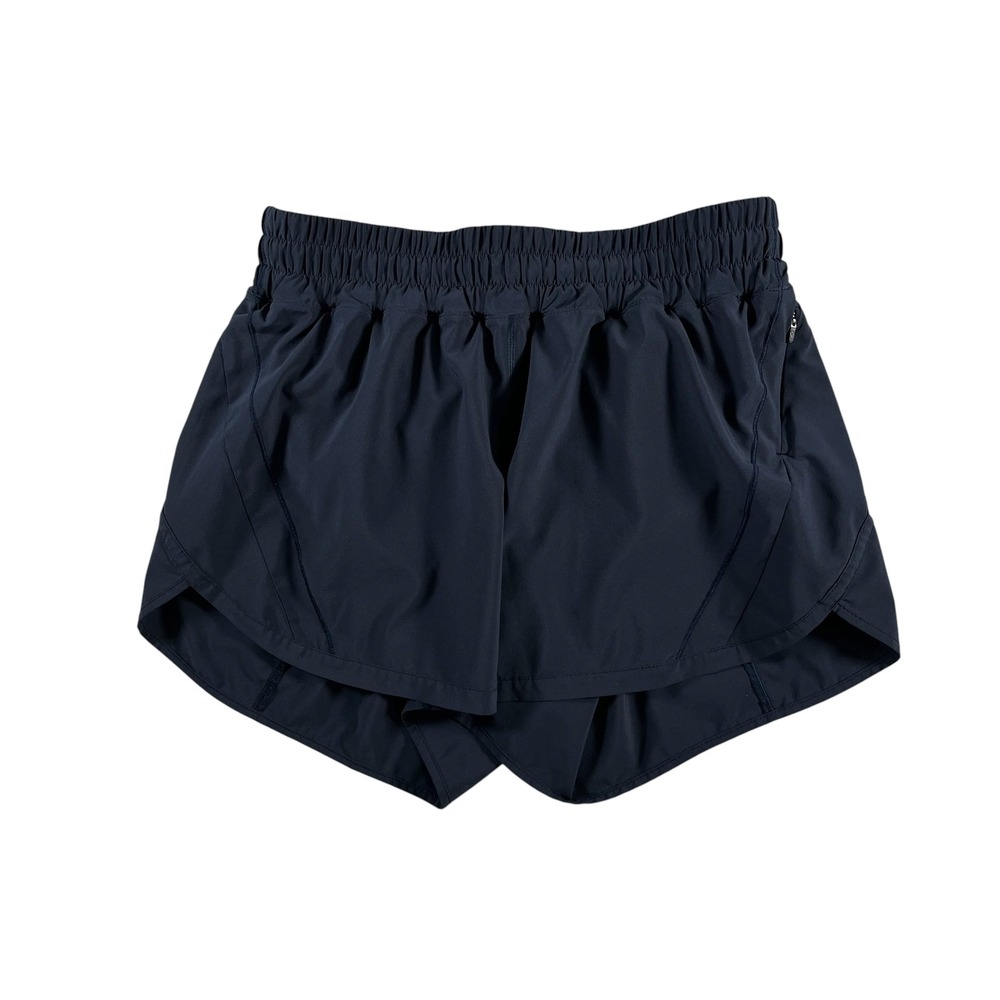 Lululemon Track That Mid-Rise Lined Short 5" Navy Blue Running Womens Size 10